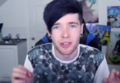 DanTDM with dark blue hair