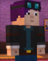 Minecraft Story Mode Purple Hair