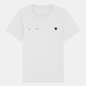 The Diamond Minecart White DanTDM TShirt Blue Text.webp