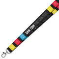 A lanyard with DanTDM Presents The Contest theme